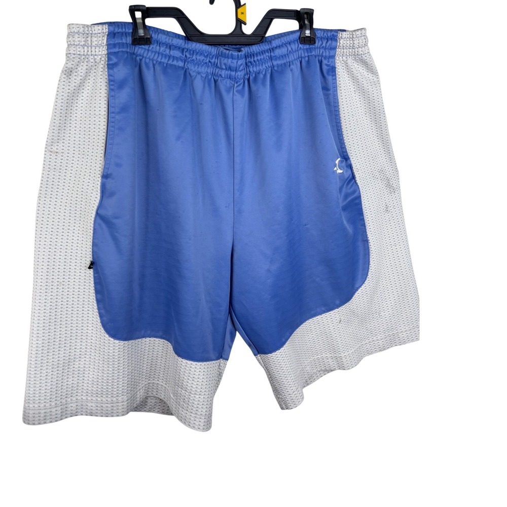 Starbury Basketball Shorts Mens XL Blue White Polyester Mesh Stephon Marbury